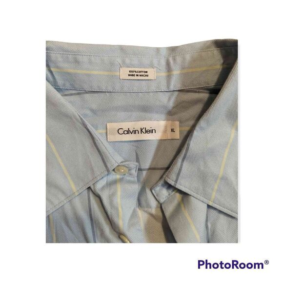 Calvin klein Striped Button Down Shirt - Picture 2 of 2